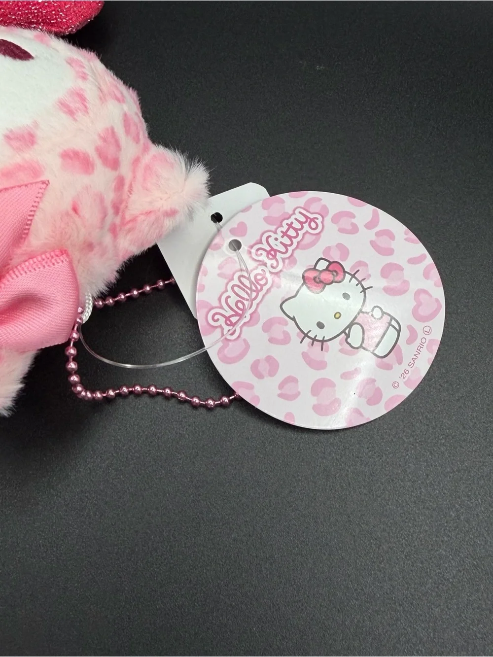Sanrio X Kthings Leopard print Hello Kitty keychain /plush mk153